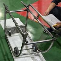 890x410x520mm/250kg ドラム缶キャリー