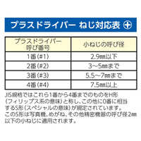 #2 x100mm [+]ドライバー(手元六角)_選択画像03