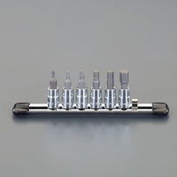 1/4 inDR/6個組 [Hex]ビットソケットセット