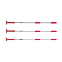 1380mm モップハンドル[赤/3本]