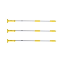 1500mm モップハンドル[黄/3本]