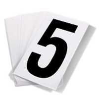 53x100mm 番号表示ステッカー[5](5枚)