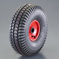 300x100mm空気入りタイヤ(スチールホイール