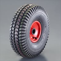 300x100mm空気入りタイヤ(スチールホイール
