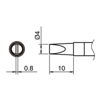 4.0mm　交換用こて先