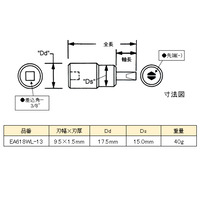 3/8 inDRx9.5mm [-]ビットソケット_選択画像02