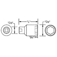1/2 inDRx　 1 in　 ディープソケット_選択画像03