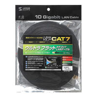 15 m フラットLANケーブル(CAT7/ブラック)_選択画像02