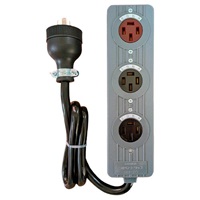 AC250V/20A 三相タップ(正転2口/逆転1口)