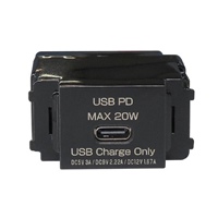 USB給電用コンセント(Type-C/黒)_選択画像02