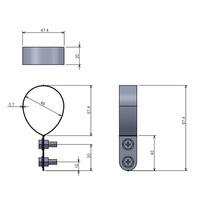 48.6mm 単管パイプ用フェンス取付金具_選択画像04