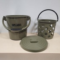 329x300x293mm/11.7L バケツ(モスグリーン)_選択画像03