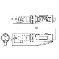 3/8 inDR/54N･m エアーラチェットレンチ_選択画像03