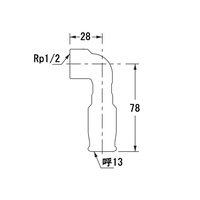 #13/Rp1/2 in 差込式水栓エルボ_選択画像02