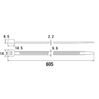 605x 9.6mm 結束バンド(耐候性/ 25本)_選択画像03
