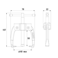 60mm 3本爪バッテリーターミナルプーラー_選択画像03