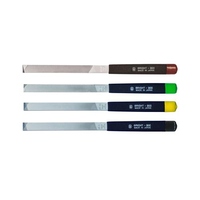 215mmやすり(4本組/クロム/平/粗-油目