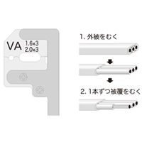 1.6･2.0mm(3芯用) VVF線ストリッパー_選択画像04