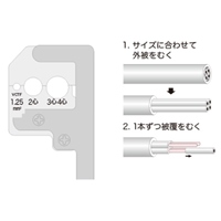 1.25mm2(2･3･4芯用)VCTFワイヤストリッパー_選択画像04