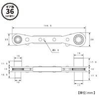 8x10x12x13mm ラックレンチ(ハイラッチ)_選択画像04