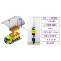 [単3x2本] 高所作業用危険検知バー_選択画像02
