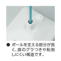 430x430x300mm のぼり旗ポール用立台_選択画像02