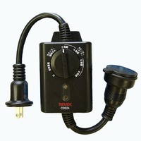 AC100Vタイムスイッチ(8時間/防雨/光センサ