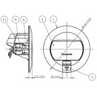 125V/15A フロアーコンセント/丸型(2口)_選択画像03