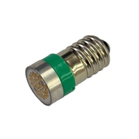 AC/DC 6V/E10(21.5mm) LEDランプ(グリーン)