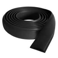 27x 8x2000mm クッションガード(D型/黒)