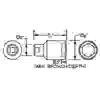 1/2DRx 1･1/4 in インパクトソケット(12角)_選択画像02