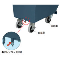 500x800x677mm/100L スクラップ台車_選択画像02