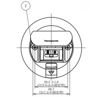 125V/15Aフロアコンセント/丸(1口/アース付_選択画像02