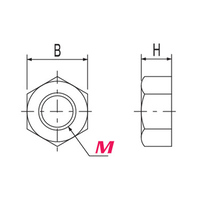 M　5 六角ナット(PEEK/2個)_選択画像02