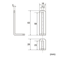 63x28x16L型フリーポイント連結金具(ST製)_選択画像02