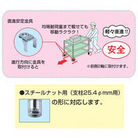 ツールワゴン用直進金具(φ75mm用/2個入)_選択画像03