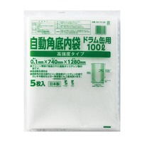 900x1450mm/200L ドラム缶用ポリ袋(5枚)