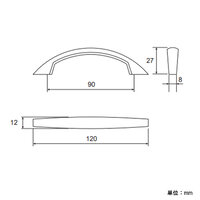 120mm アーチェリーハンドル(ステンカラー)_選択画像04