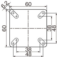 75mm キャスター(自在金具･ESD/ブレーキ付)_選択画像03