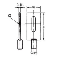 60mm 立バンド用取付足 (ステンレス製)_選択画像02