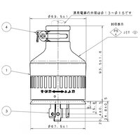 250V/30A 防水型引掛けプラグ(接地2P)_選択画像02