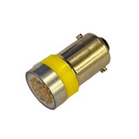 AC/DC12V (20.5mm) LEDランプ(アンバー)