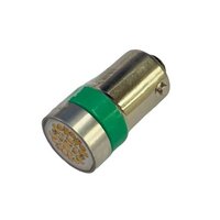 AC/DC12V (20.5mm) LEDランプ(グリーン)