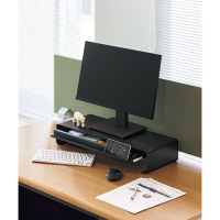 モニタスタンド引出付 MHD-100-BK ブラック_選択画像03