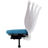 事務イスシルエットCC-210W BL 肘無 ブルー_選択画像03