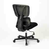 事務イス OCV25HH BK 肘無 ブラック_選択画像02