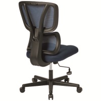 事務イス OCV25HH NV 肘無 ネイビー_選択画像02