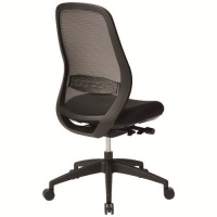 事務イス OCHT25 BK 肘無 ブラック_選択画像02