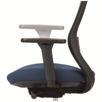 事務イス OCHT25 BK 肘付 ブラック_選択画像02