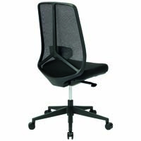 事務イス OCBFW25 BK 肘無 ブラック_選択画像02